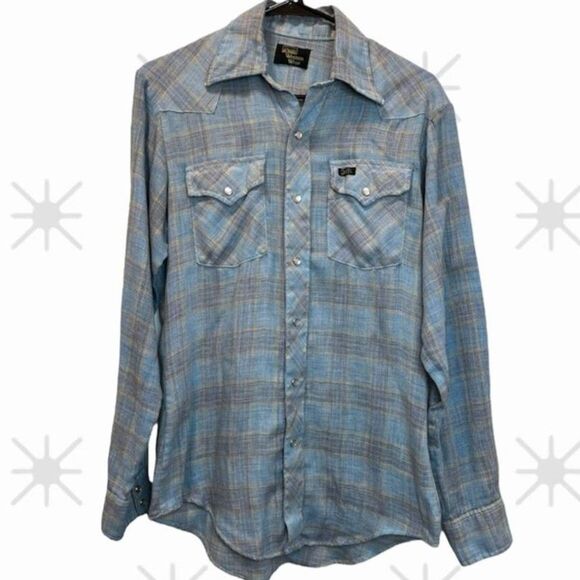 VINTAGE Montgomery Ward Western Pearl Snap Shirt - Picture 1 of 11